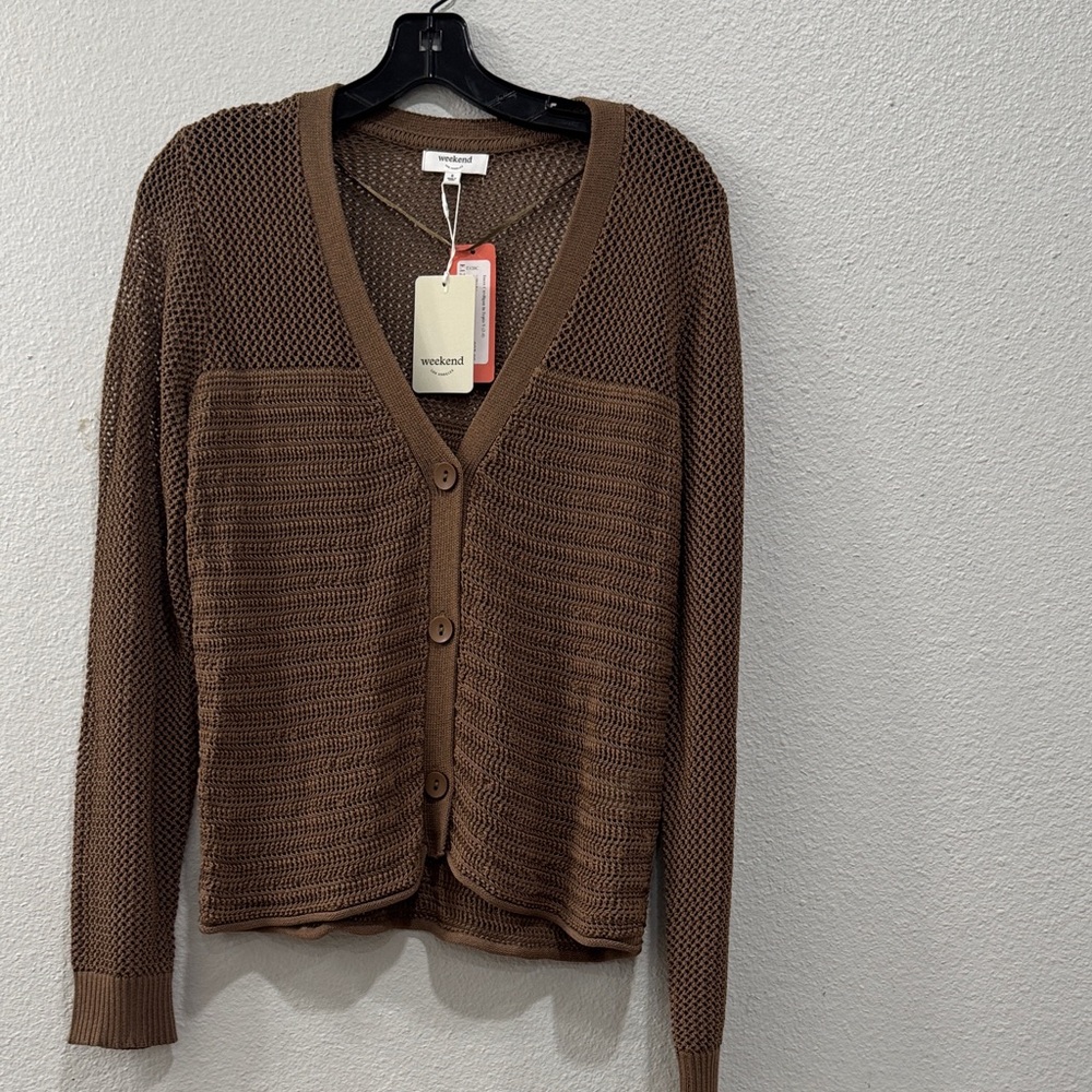Weekend Brown Women's Cardigan Sweater
